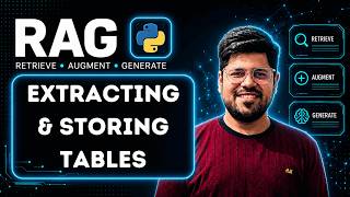 Extracting & Storing Tables in a Vector DB in Retrieval Augmented Generation | RAG