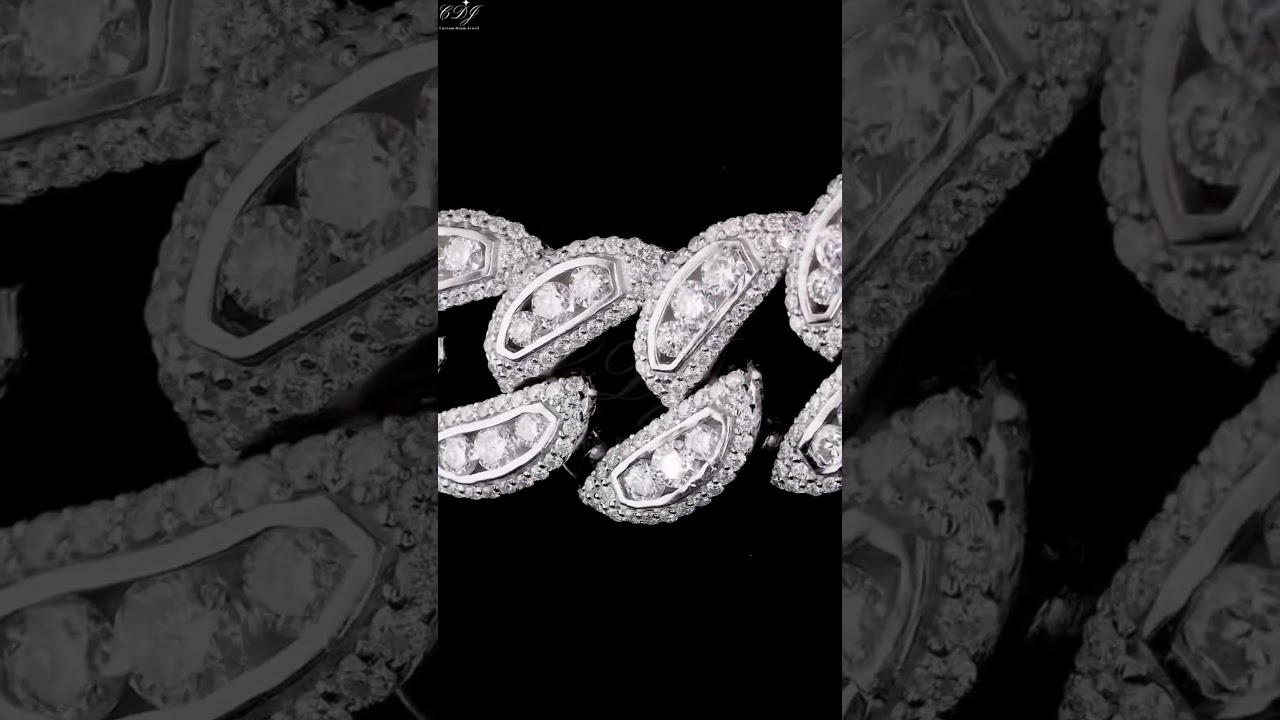 Cuban Chain  Luxury Cuban Link Chain for Men  Hip Hop Diamond Jewelry Style