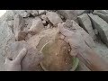 ASMR|| soft dusty red sand dry crumbling on floor! oddly satisfying!