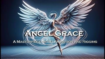 3D Animation Showcase: Angel Grace | Female Angel Rigging and Movement by Animate Rig Studio