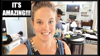 Trying a fun, new gadget!!!  Meal Prep with me amongst crazy young men
