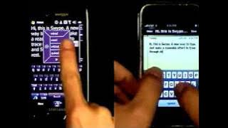 Swype Versus iPhone