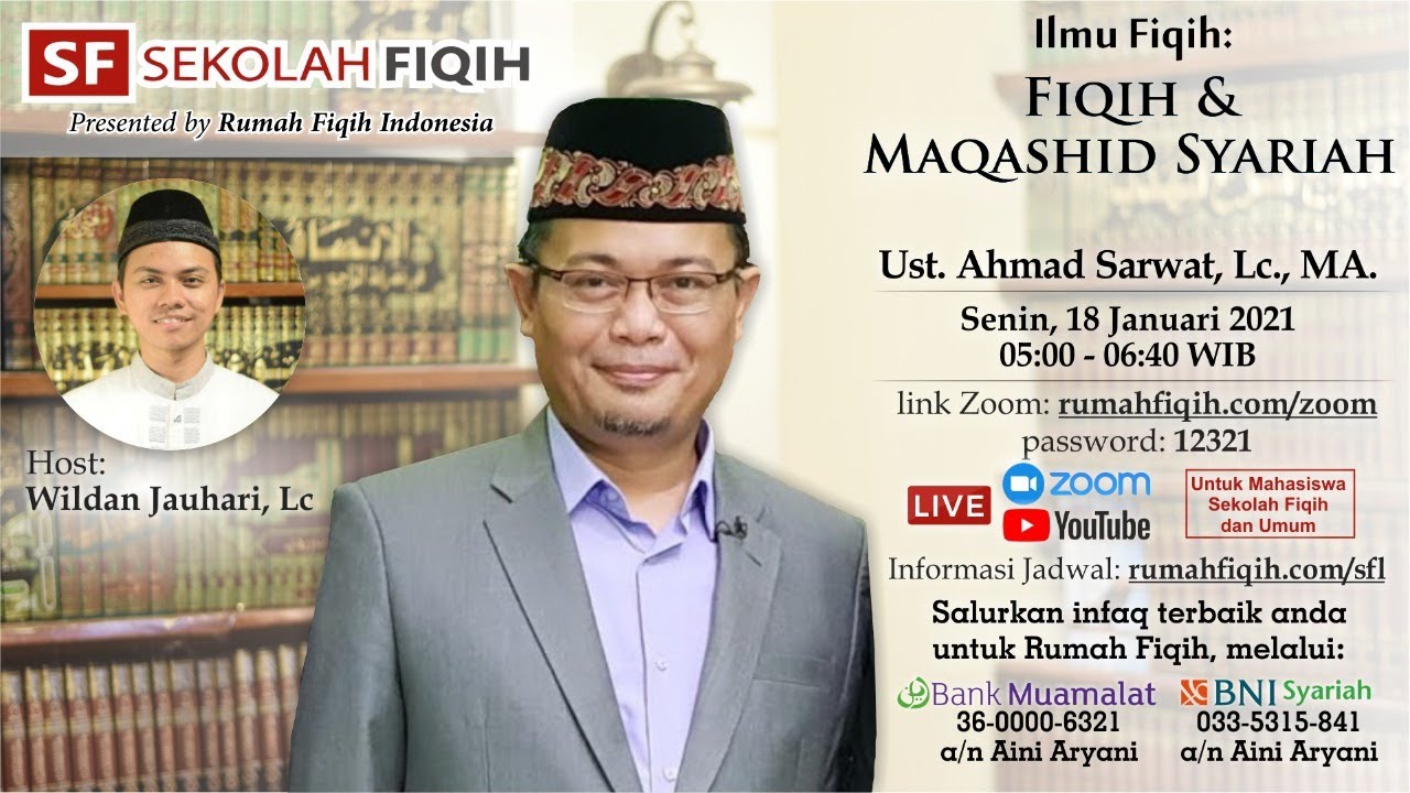 Fiqih dan Maqashid Syariah - Ustadz Ahmad Sarwat, Lc., MA