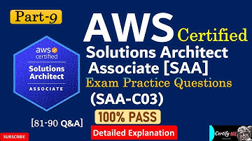 AWS Certified Solutions Architect Associate Exam Questions | video #9 | SAA-C03 Dump Q&Answers | AWS