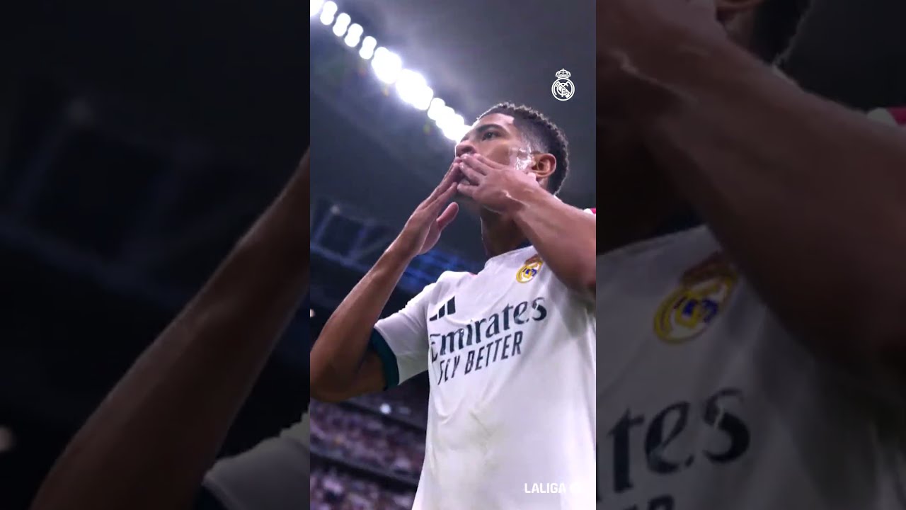 😮‍💨 Jude does what Jude wants... #LaLigaHighlights #RealMadrid