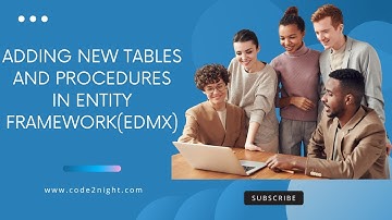 Adding New Tables and procedures in entity framework(edmx)