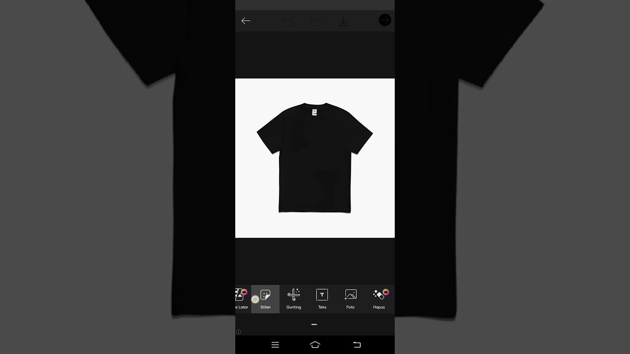 contoh desain kaos sederhana 