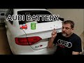 Audi A4 B8 Battery Replacement and coding using vagcom