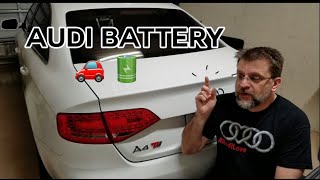 Audi A4 B8 Battery Replacement and coding using vagcom