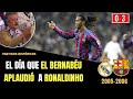 ▷ El Día que el BERNABÉU Aplaudió 👏 a RONALDINHO (2005) Real Madrid 0 Barcelona 3