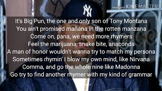 Big Pun - The Dream Shatterer [Lyrics]