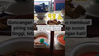 Quote usaha nasi padang, Goncangan krisis tidak akan membuat piring saji kita turun