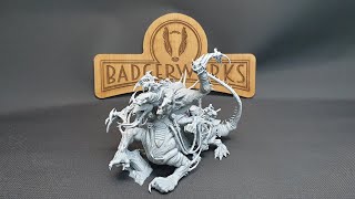 Building my sons GW Skaven Hell Pit Abomination (in almost real time) (and mdaughter showed up)