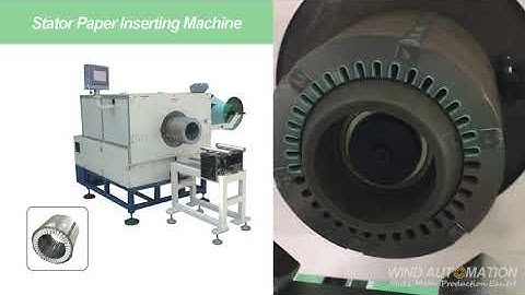 Large Stator Insulation Paper Inserting Machine