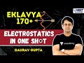 NEET Toppers: Electrostatics in one shot | Eklavya 170+ | NEET 2021 | Gaurav Gupta