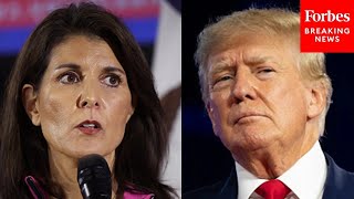 'She's Not Strong Enough To Be President': Trump Hits Nikki Haley At Iowa Town Hall