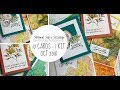 10 Cards - 1 Kit / Simon Says Stamp  / Oct 2018 Card Kit