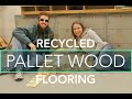 Preparing Recycled Pallet Wood for Our New RV Flooring