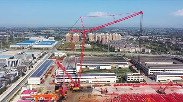 GLOBALink | Giant crawler crane rolls off assembly line in Zhejiang, China
