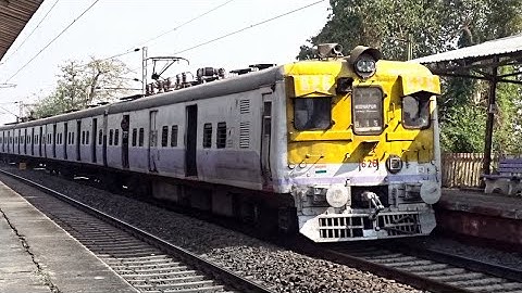 Old EMU Train of South Eastern Railways | Howrah-Midnapore EMU Local Train Arrive & Departing Khirai