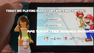 An mm2 player tries Nintendo switch ?!?￼￼ [don’t mind the background noises]!￼
