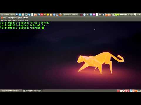 the cdrom directory in linux "/cdrom/" - the linux file system