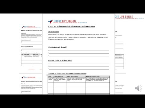 How BOOST encourage students to develop a Learning Log