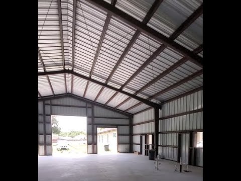 50x60x16 Steel Building Timelapse