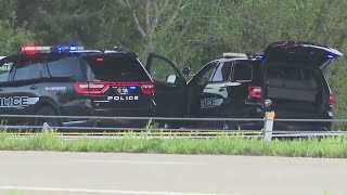 Police chase ends with officers shooting, killing suspect accused of shooting ex-wife's partner