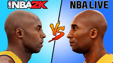 KOBE BRYANT NBA 2K vs NBA LIVE [2000 - 2016] 🏀