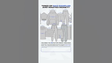Tired of wasting ⏳ and 💸 on bad samples? You need the FD tech pack template fittdesign.com