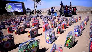 Blankets distribution in Amran, Yemen