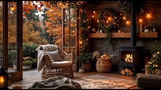 Download Lagu Whispers of Autumn Flame ✨🍁 | Relaxing Fireplace Sounds for Stress Relief MP3