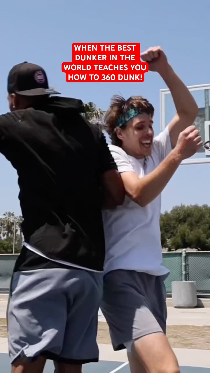 Was the self lob 360 or regular 360 better? The best dunker in the world taught me how to 360 dunk!