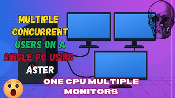 🖥️ Multiple Users on ONE PC with ASTER Software! (Multi-Monitor Guide) 🚀 #pcbuild #pc #video #tech