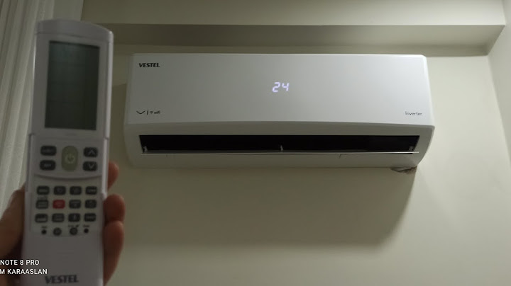 Vestel 12000BTU WİFİ Flora Doğa İnverter Klima Kumanda Özellikleri - Air condition - تكييف الهواء