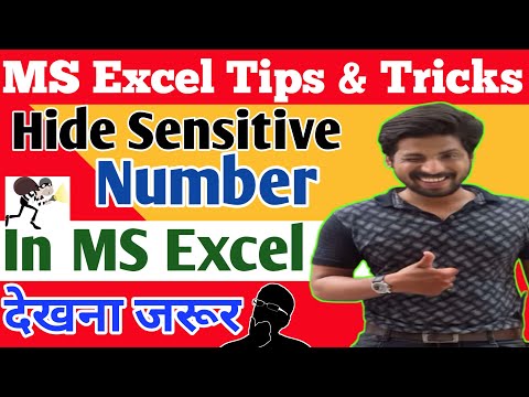 How to Hide Sensitive Number in Excel || Substitute with Right Function in Excel || Excel Tricks