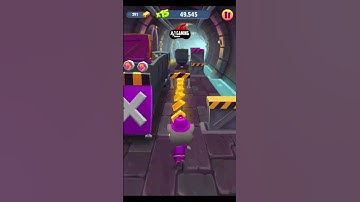 Talking Tom Gold Run Purple Fireman Tom Runs in The Under Tunnel Funny Gameplay #TalkingTom #Shorts