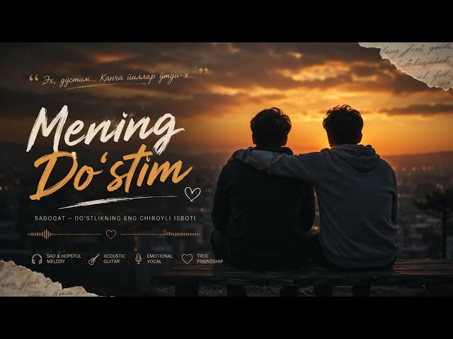 Mening Dostim — Yurakka Yetadigan Qo‘shiq 🔥 | Uzbek Music 2026