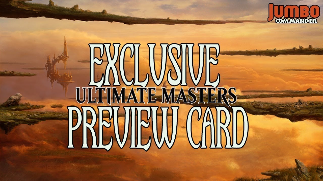 Exclusive Ultimate Masters Preview Card YouTube