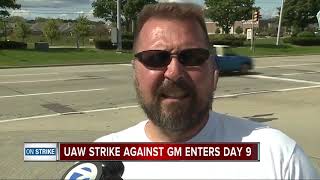 UAW strike against GM enters day 9
