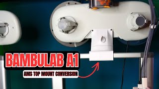 The Bambulab A1 Top Mount Conversion - Save A Ton Of Space!