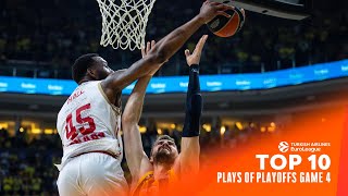 TOP 10 Plays - MUST-SEE ACTIONS | PLAYOFFS GAME 4 | 2023-24 Turkish Airlines EuroLeague screenshot 5