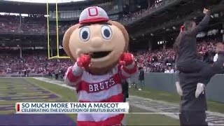 Celebrating the evolution of Brutus Buckeye