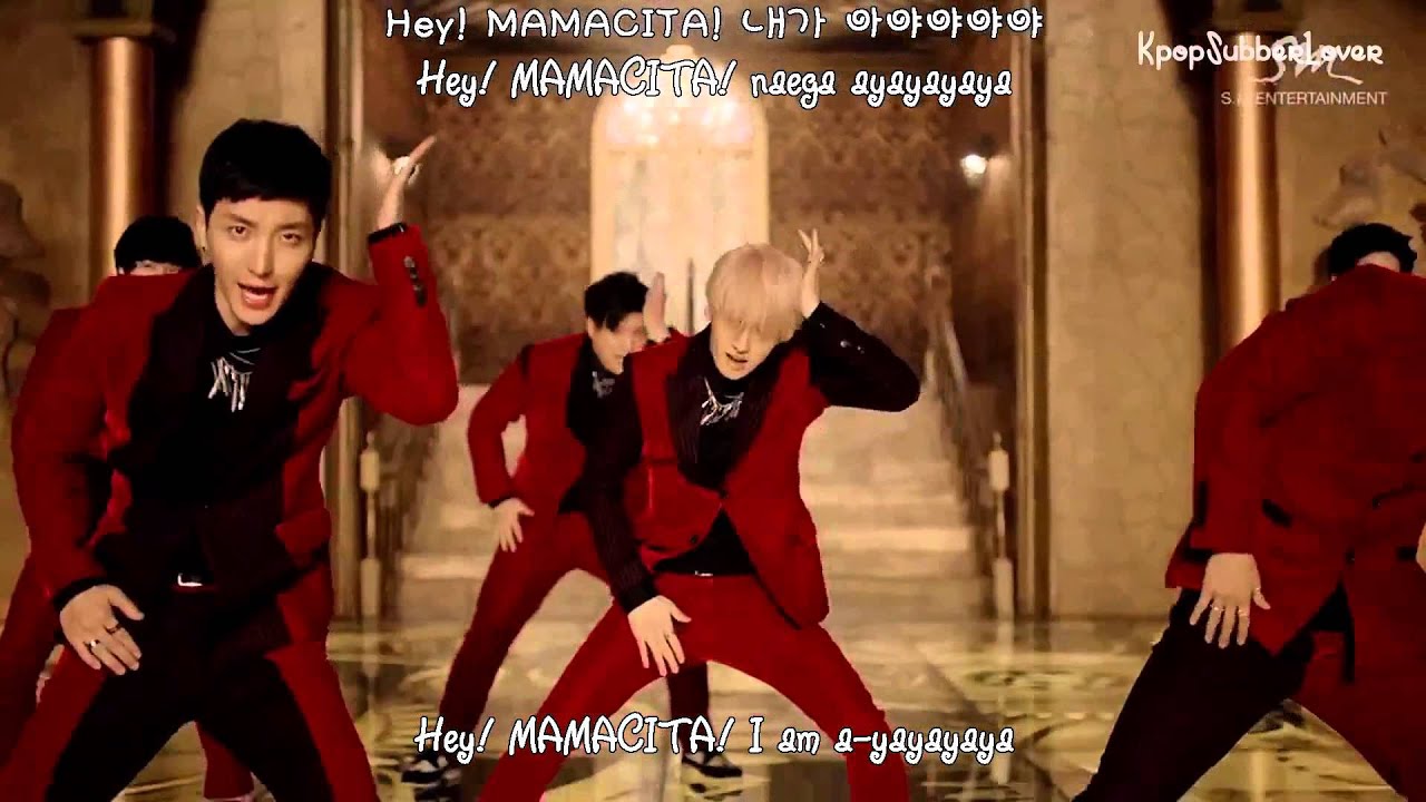 Super Junior - Mamacita (아야야) MV [Eng Sub+Romanization+Hangul