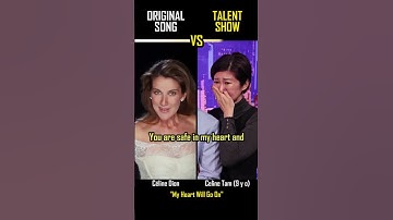 Thumbnail of TALENT SHOW vs ORIGINAL: CELINE TAM vs CÉLINE DION - My Heart Will Go On - #shorts #versus #music