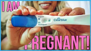 FINDING OUT IM PREGNANT + TELLING MY HUSBAND! (LIVE REVEAL)