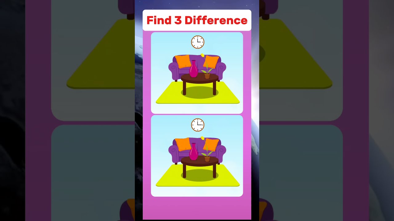 Find All 3 Differences In Under 5 Seconds Findthedifferences Quiz Iqtest