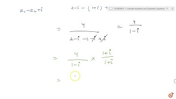 If `z_1=2-i ,z_2=1+i ,` find `|(z_1+z_2+1)/(z_1-z_2+i)|`...