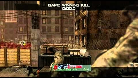 MW3 Hardhat TDM  Bizarre End Game Kill Cam Ragdoll